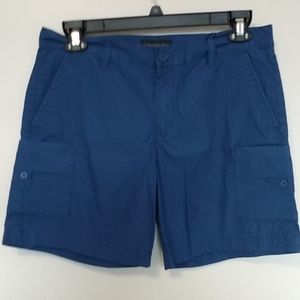 Calvin Klein Jeans New Blue Cotton Cargo Shorts Size 10